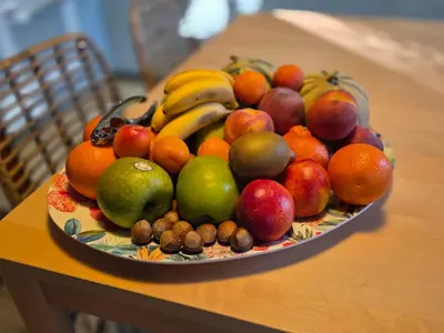 Nourriture dans la maison de vacances ou à proximité