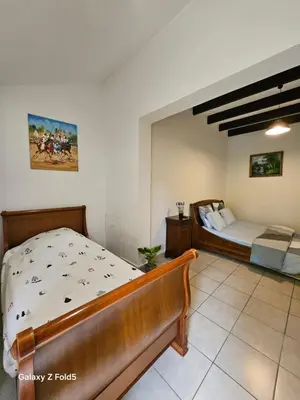 Un ou plusieurs lits dans un hébergement de l'établissement Appartement GIVERNY