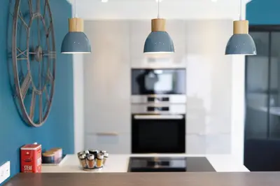 Cuisine ou kitchenette dans l'établissement Escapade en Normandie