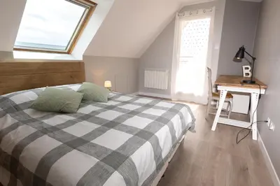 Un ou plusieurs lits dans un hébergement de l'établissement Escapade en Normandie