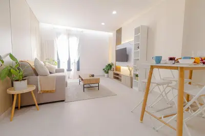 Télévision ou salle de divertissement dans l'établissement La cosy - Moderne - Pro ou couple av Enfants - Entrer autonome -Les Bonn'appartts-sur-Seine