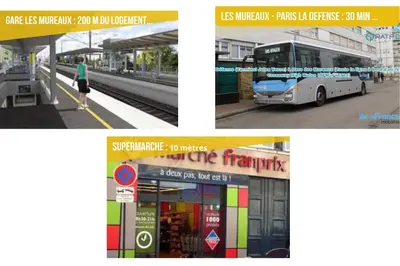 Plan de l'établissement La Téranga - WIFI - Coeur de ville - Gare