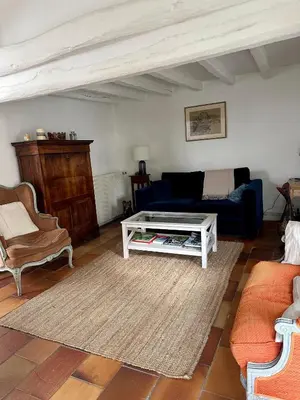 Coin salon dans l'établissement Le cottage à 40 min de Paris