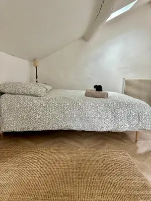 Un ou plusieurs lits dans un hébergement de l'établissement Le cottage à 40 min de Paris