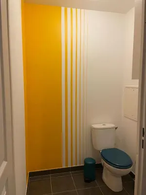 Salle de bains dans l'établissement Appartement 3P Gare Terrasse et Parking privé