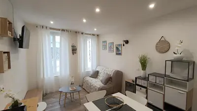 Coin salon dans l'établissement Chez Rosalia et Guillaume