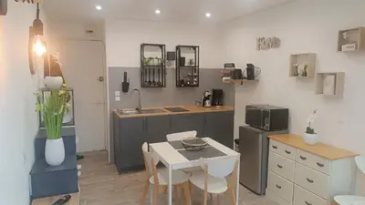 Cuisine ou kitchenette dans l'établissement Chez Rosalia et Guillaume