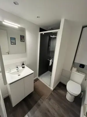 Salle de bains dans l'établissement Perfect hideaway in Dieppe