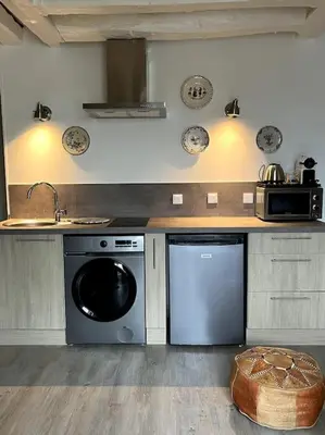 Cuisine ou kitchenette dans l'établissement Perfect hideaway in Dieppe
