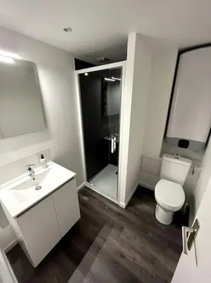 Salle de bains dans l'établissement Perfect hideaway in Dieppe