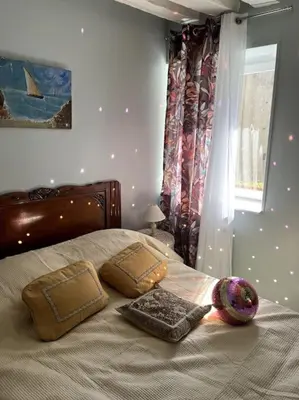 Un ou plusieurs lits dans un hébergement de l'établissement Perfect hideaway in Dieppe