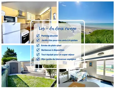 Cuisine ou kitchenette dans l'établissement Le doux rivage plain-pied avec jardin et parking - Dog friendly - LABEL clés vacances