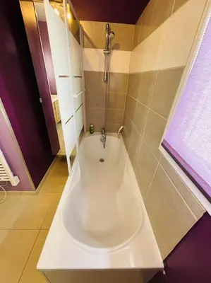 Salle de bains dans l'établissement Havre de paix aux portes de la baie de Somme