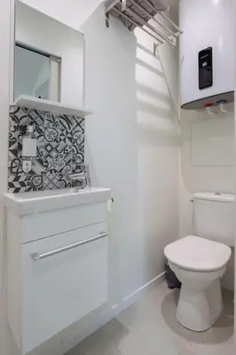 Salle de bains dans l'établissement Appartement 6 proche de la gare et du centre ville