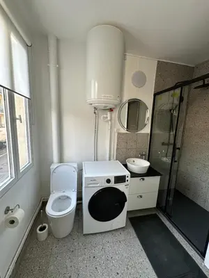 Salle de bains dans l'établissement Appartement tout confort