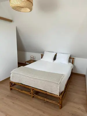 Un ou plusieurs lits dans un hébergement de l'établissement Au cosy