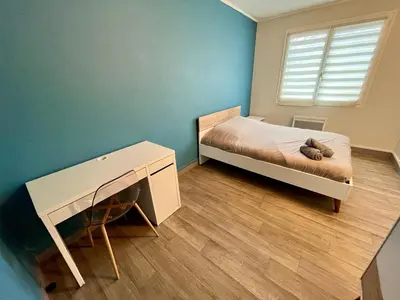 Un ou plusieurs lits dans un hébergement de l'établissement La maison Bridgerton -325