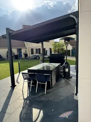 Plan de l'établissement belle maison avec piscine chauffée sans vis-à-vis