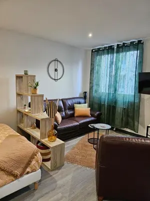 Coin salon dans l'établissement Residance Nassau logement 1