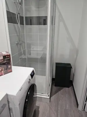 Salle de bains dans l'établissement Residance Nassau logement 1
