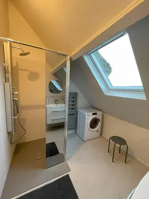 Salle de bains dans l'établissement le gite de la pommeraie