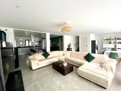 Coin salon dans l'établissement Villa DIANE