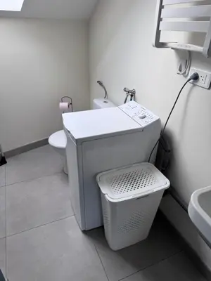 Salle de bains dans l'établissement Studio agréable proche CHU