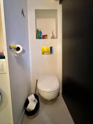 Salle de bains dans l'établissement Le Loft Rouen Centre