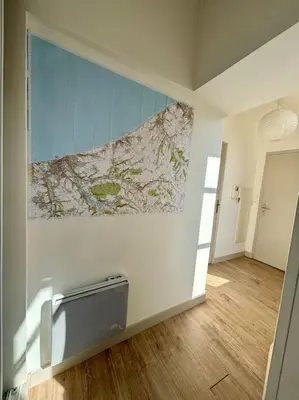 Plan de l'établissement Le Charmant Au cœur de Dieppe 2ème étage 6 personnes