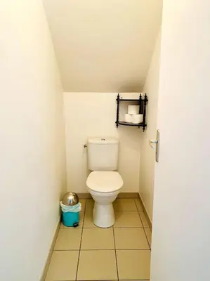 Salle de bains dans l'établissement La Tsarine - Cottage - Château Le Bas Bleu