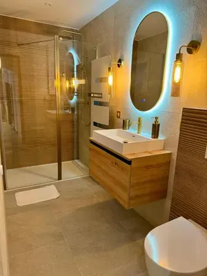 Salle de bains dans l'établissement Cocon centre ville - gare