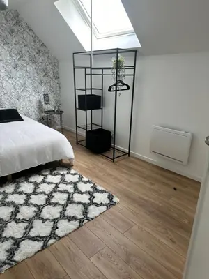 Un ou plusieurs lits dans un hébergement de l'établissement Le Nid des Voyageurs - Chambre Paruline