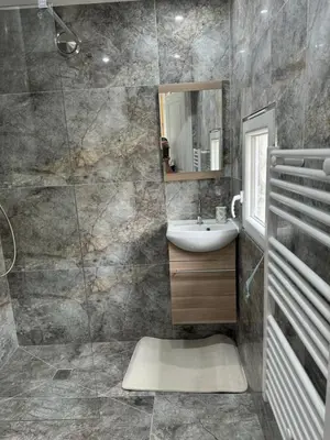 Salle de bains dans l'établissement Studio le Plessis