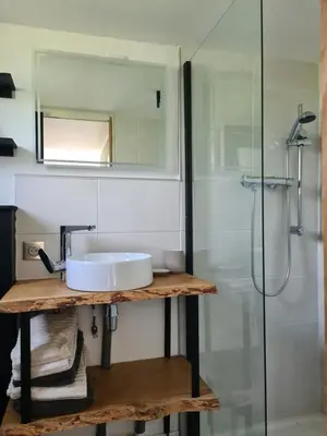 Salle de bains dans l'établissement Tiny House