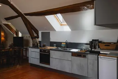 Cuisine ou kitchenette dans l'établissement La Cidraisy