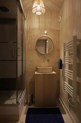 Salle de bains dans l'établissement Appartement Sept, un écrin en centre-ville
