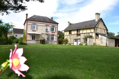 Jardin de l'établissement La ferme aux Hirondelles, proche Giverny