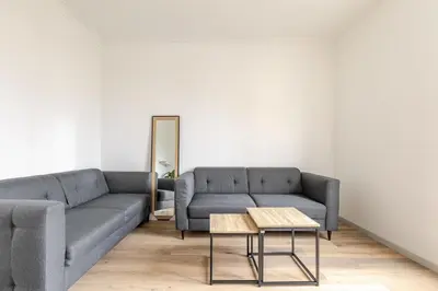 Coin salon dans l'établissement appartement proche paris et Roissy