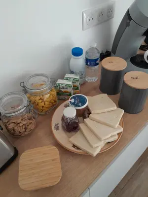 Nourriture dans l'appartement ou à proximité