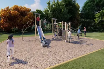 Aire de jeux pour enfants de l'établissement Les Duchesses