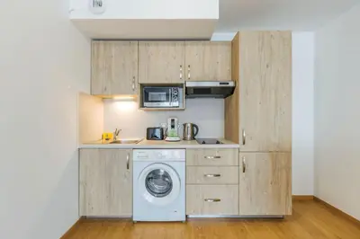 Cuisine ou kitchenette dans l'établissement OVELIA Herblay - L'Orée des Ormes