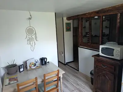 Cuisine ou kitchenette dans l'établissement FloMar