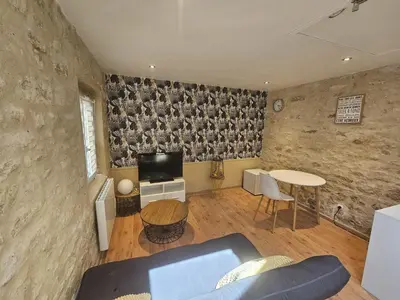 Coin salon dans l'établissement Une nuit dans le Vexin