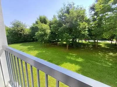 Jardin de l'établissement Proche CHU - 4 couchages - Parking gratuit - Local vélo