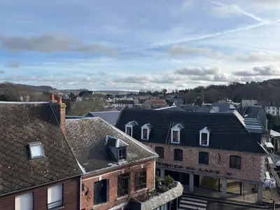 Vue générale sur la montagne ou vue sur la montagne depuis la maison de vacances