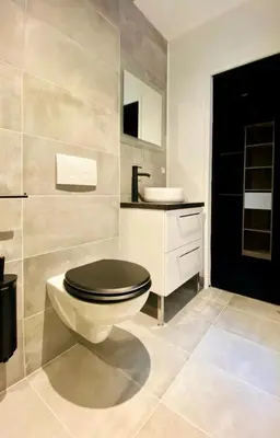 Salle de bains dans l'établissement Studio Cosy - Hypercentre Rouen - Rue Vicomté