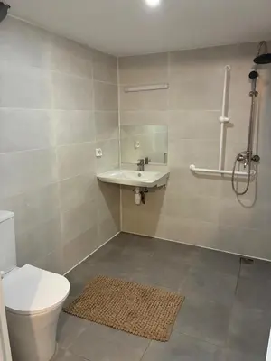 Salle de bains dans l'établissement Studios Louis RICARD