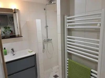 Salle de bains dans l'établissement A l'orée de la forêt