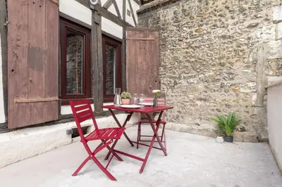 Plan de l'établissement Le cocon rouennais - Terrasse - Climatisation - Gare