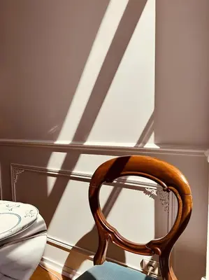 Un ou plusieurs lits dans un hébergement de l'établissement St Croix Appartement style Haussmannien lumineux 